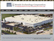 Tablet Screenshot of metalstechnology.com
